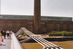 2002 July - London. (11) Millenniom Bridge and Bankside (Tate Modern). 11