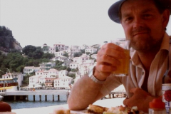 1980 Retrospective Corfu. (62) A last toast to Corfu.62