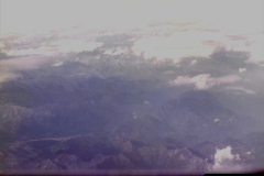 1980 Retrospective Corfu. (66) Flying over the Alps. 66