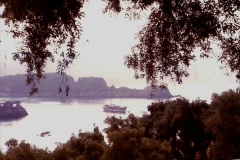 1980 Retrospective Corfu. (8) View from out hotel room. 08