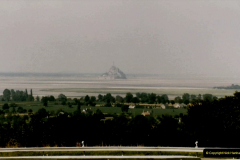 1986 Brittany, France. (19) Mont St.Michel in the distance.019