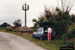 1986 Brittany, France. (96) Roadside Calvary.096