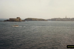 1988 Brittany, France. (62) St. Malo. Leaving France for the UK. 62