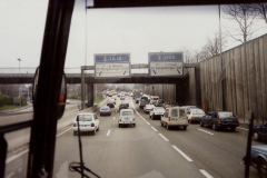 1990 Retrospective France North West and Paris, School Visit. (66) On the way to Paris. 066