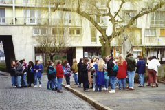 1990 Retrospective France North West and Paris, school visit. (19) Caudebec En Caux. 019