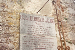 1994 France. (145) Oradour Sur-Glane was sacked by retreating German forces at the end of WW2. 150