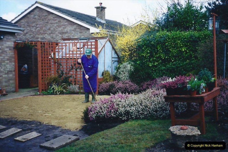2001 Garden improvements at my Wifes cousins by your Host. Garden designed by my Wife's cousin.  (32) 32