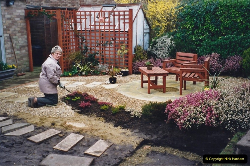 2001 Garden improvements at my Wifes cousins by your Host. Garden designed by my Wife's cousin.  (37) 37