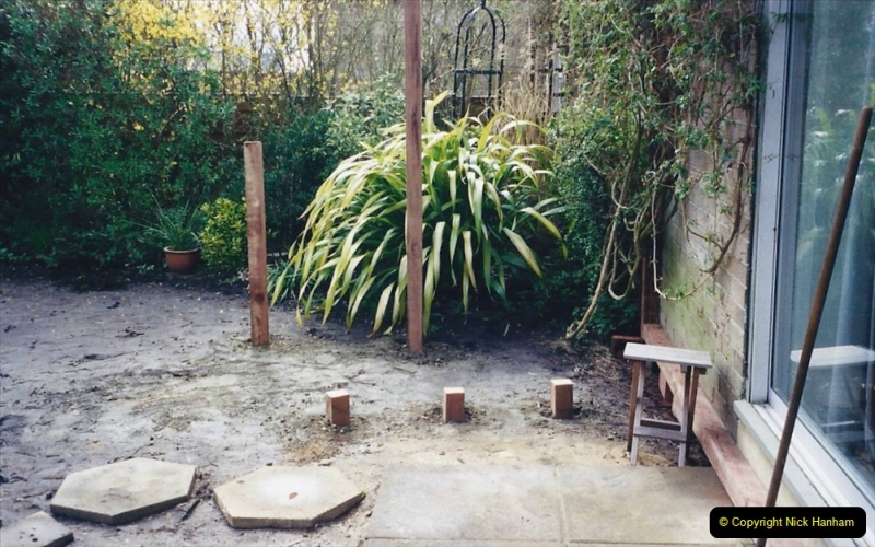 2001 Garden improvements at my Wifes cousins by your Host. Garden designed by my Wife's cousin.  (44) 44