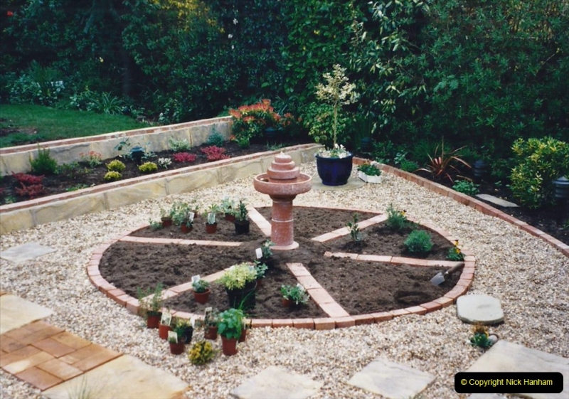 2001 Garden improvements at my Wifes cousins by your Host. Garden designed by my Wife's cousin.  (64) 64