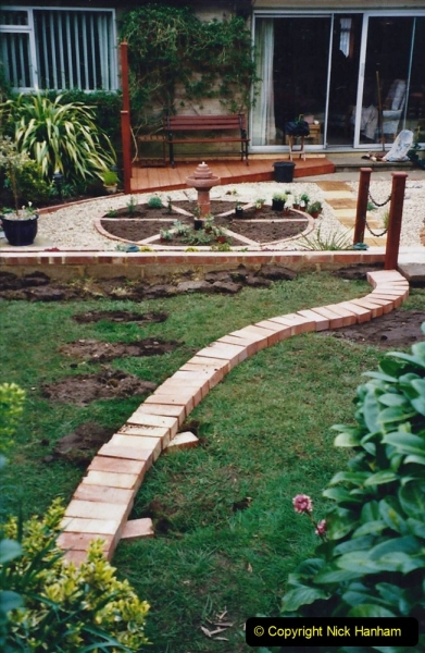 2001 Garden improvements at my Wifes cousins by your Host. Garden designed by my Wife's cousin.  (68) 68