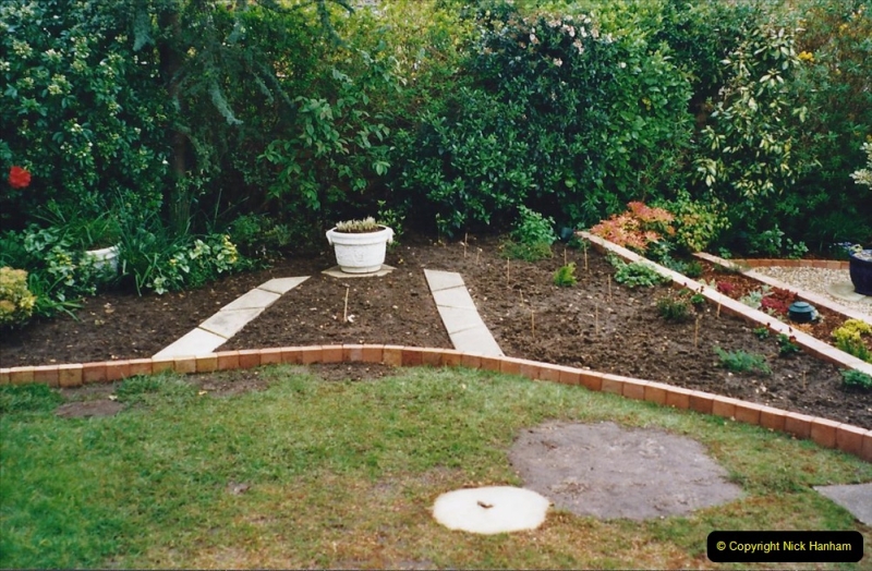 2001 Garden improvements at my Wifes cousins by your Host. Garden designed by my Wife's cousin.  (77) 77