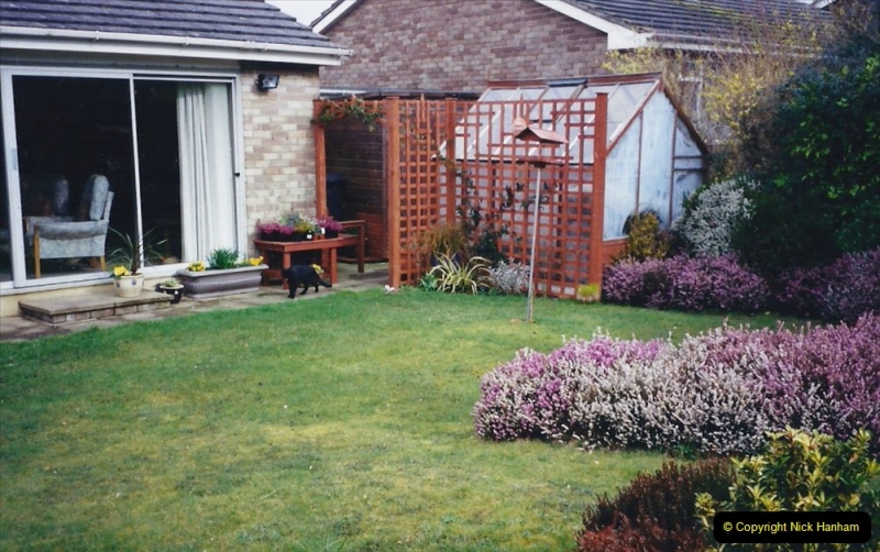 2001 Garden improvements at my Wifes cousins by your Host. Garden designed by my Wife's cousin.  (83) Other views of development. 83