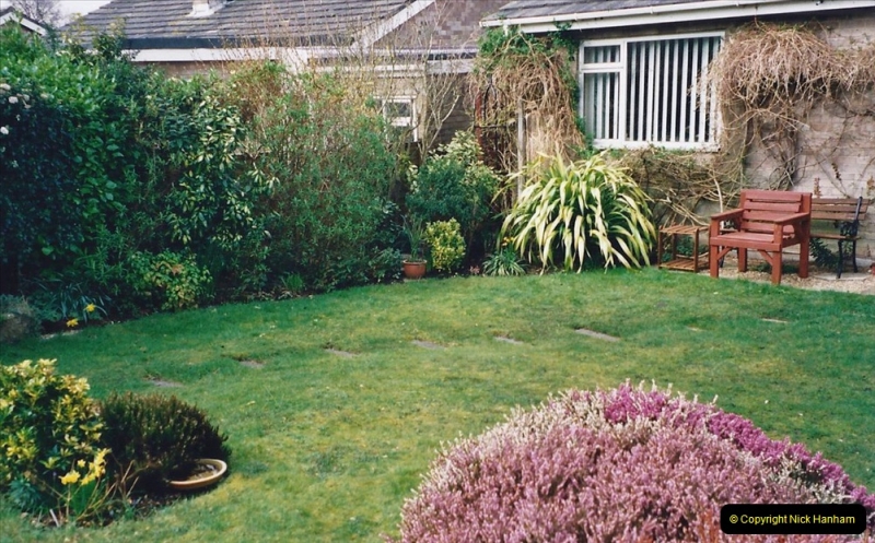 2001 Garden improvements at my Wifes cousins by your Host. Garden designed by my Wife's cousin.  (88) Other views of development. 88