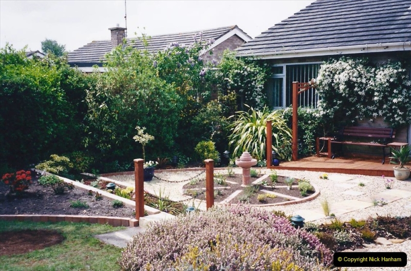 2001 Garden improvements at my Wifes cousins by your Host. Garden designed by my Wife's cousin.  (90) Other views of development. 90