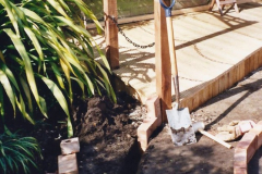2001 Garden improvements at my Wifes cousins by your Host. Garden designed by my Wife's cousin.  (52) 52