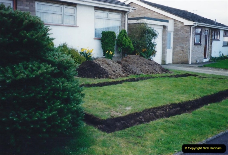 Retrospective 2002 Garden improvements at my Wife's cousins by your Host. Garden designed by my Wife's Cousin. (13) 14