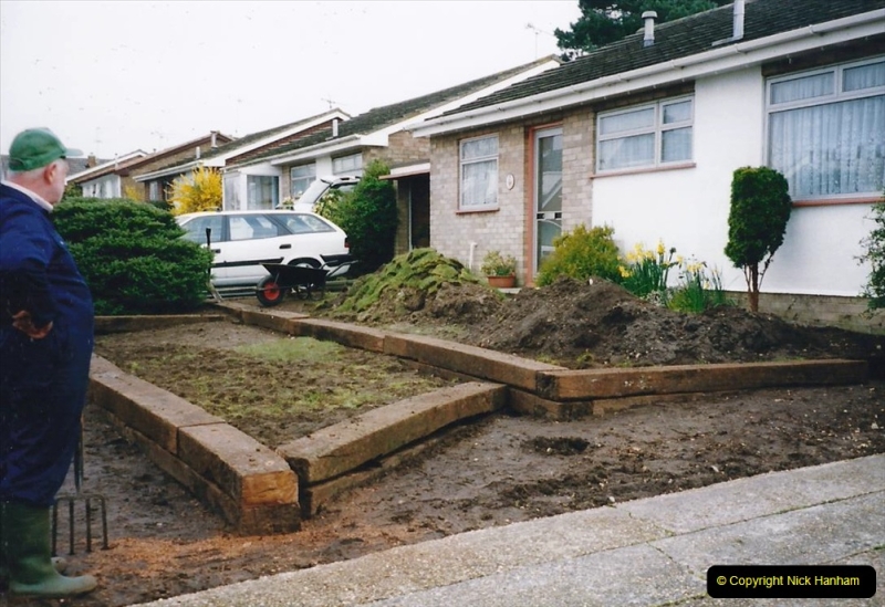 Retrospective 2002 Garden improvements at my Wife's cousins by your Host. Garden designed by my Wife's Cousin. (22) 23