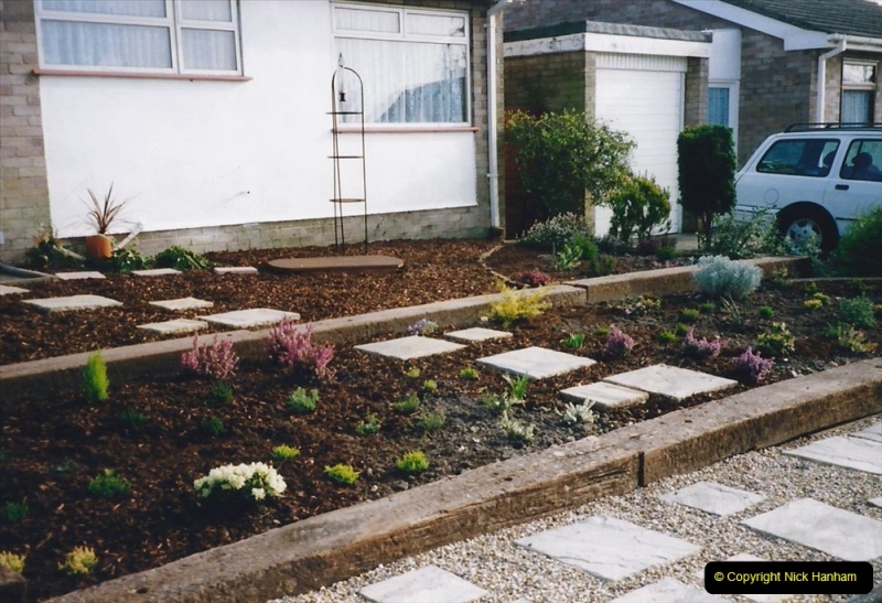 Retrospective 2002 Garden improvements at my Wife's cousins by your Host. Garden designed by my Wife's Cousin. (41) 42