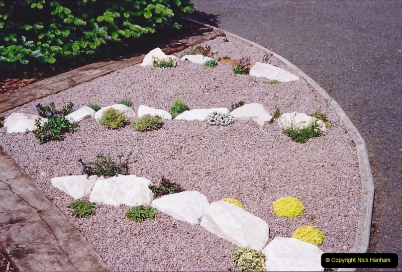 Retrospective 2002 Garden improvements at my Wife's cousins by your Host. Garden designed by my Wife's Cousin. (45) 46
