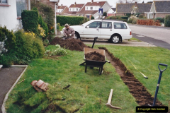 Retrospective 2002 Garden improvements at my Wife's cousins by your Host. Garden designed by my Wife's Cousin. (8) 09