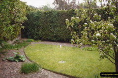 April 1990 Your Host alters the back garden. (1)01