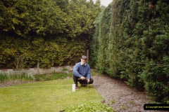 April 1990 Your Host alters the back garden. (2) 02