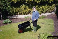 April 1990 Your Host alters the back garden. (4) 04