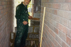 1989 April May June Your Host Building Cloakroom and shower room using alleyway between garage and house. (10)