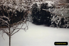 1985 Snow in Poole, Dorset. (10) Poole Park. 443252