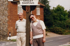 1988 At Great Snoring, Norfolk. Your Host and friend Paul. (60)614420