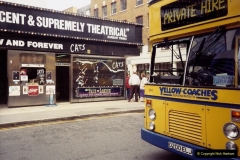 1990 Miscellaneous. (30) We visit Cats in London. Our bus suffers a shattered windscreen on the M3.0030