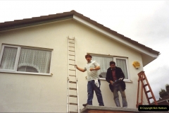 1991 Miscellaneous. (111) Replacement windows double glazed being fitted to your Host & Wife's Home. 0112