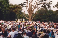 1992 Miscellaneous. (274) Humph & Helen outdoor consert at Kingston Lacy (NT) near Wimborne, Dorset. 0276