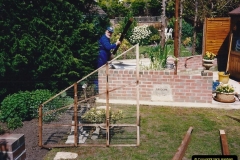 1993 Miscellaneous. (332) Your Host erecting a new fence with the help of a bob-a-job boy.0335
