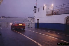 1993 Miscellaneous. (521) Only car on the ferry on my way to Swanage 19 December.0425
