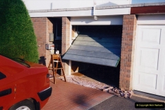 1994 Miscellaneous. (590) Painting the garage door. 0494
