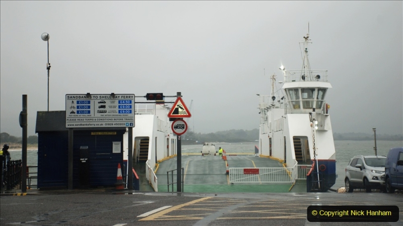 2019-10-31 Sandbanks to Studland ferry returns after a 3 month absence due to major repairs on engines. (2) Sandbanks to Studland. 002