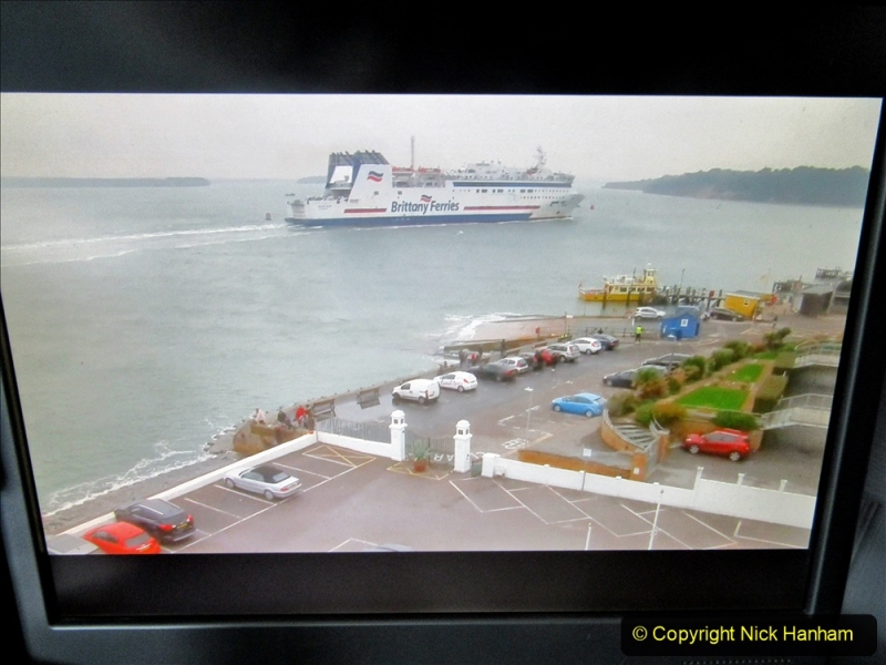 2019-10-31 Sandbanks to Studland ferry returns after a 3 month absence due to major repairs on engines. (34) Live streaming webcam at Sandbanks near the ferry loading point. 034