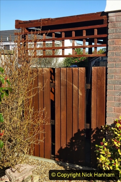 2021-02-27 New side gate for waste bins. Garden makeover. (19) 019