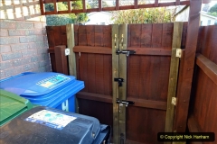 2021-02-27 New side gate for waste bins. Garden makeover. (33) 033