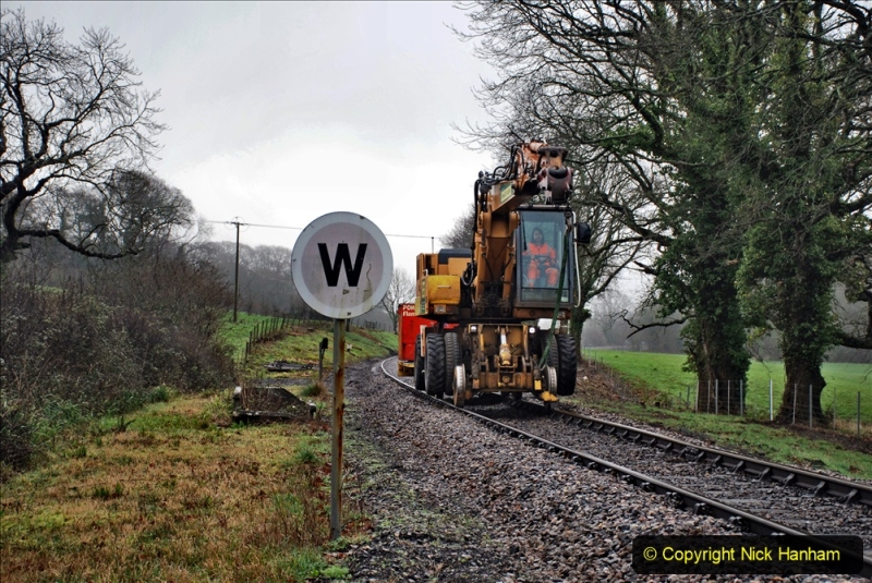 2020-01-31 SR Miscellany. (2) Cowpat Crossing to just past Dickers Crossing lineside tidy work. 002