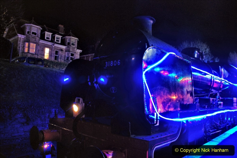 2020-12-04 Volunteer & Staff test train for Steam & Lights. (12) Swanage. 012