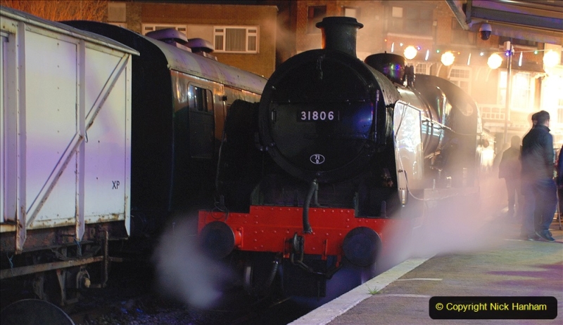 2020-12-04 Volunteer & Staff test train for Steam & Lights. (36) Swanage. 036