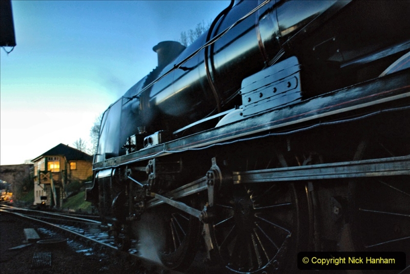 2020-12-12 SR Steam & Lights trackside. (12) Swanage. 062