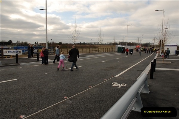 2012-02-25 Poole Twin Sails Bridge first day open to the public. (No Vehicles) (15)070