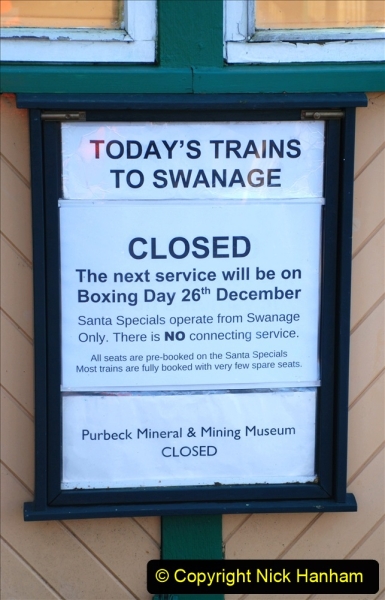 2019-11-28 The SR no running day Swanage to Wareham. (190) Norden. 190