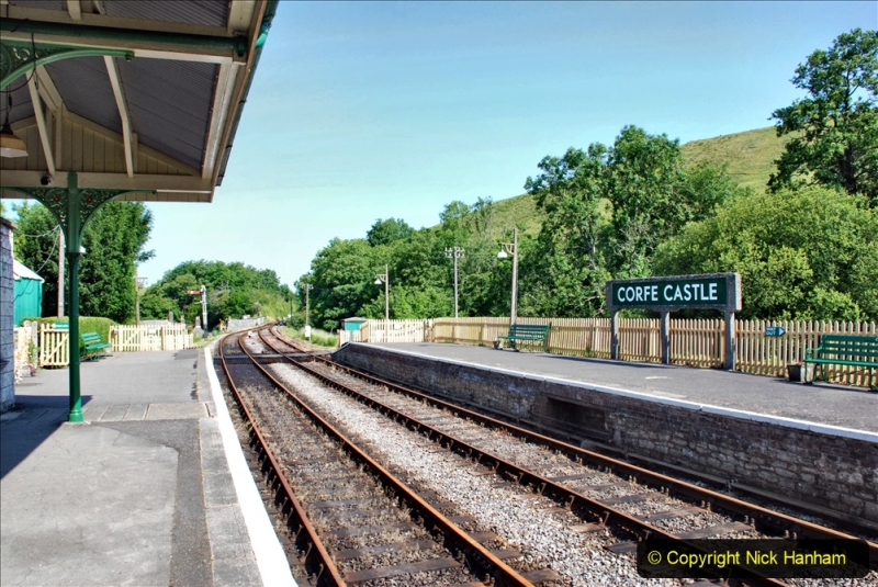 2020-06-23 Swanage Railway still in lockdown. (61) Corfe Castle. 061