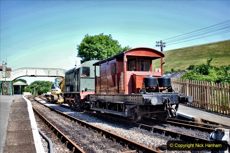 2020-06-23 Swanage Railway still in lockdown. (76) Corfe Castle. 076
