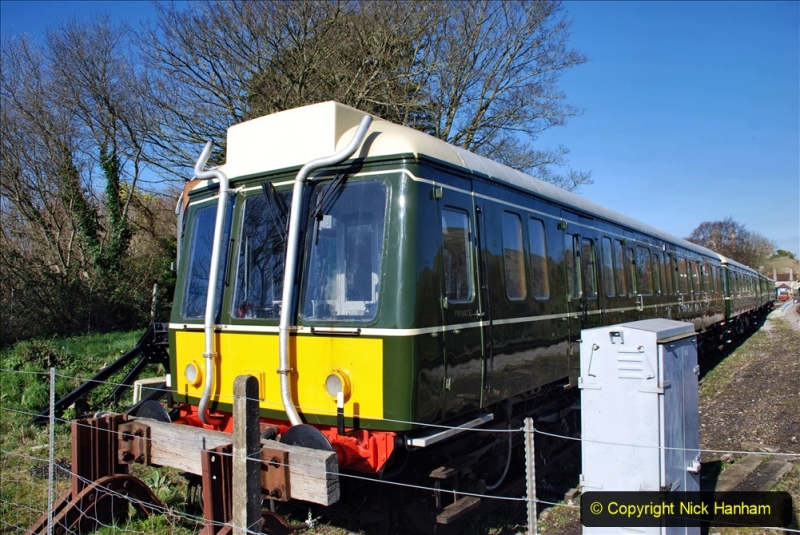 2020-03-16 The Swanage Railway. (8) The restored 3 car DMU back on the SR. 008